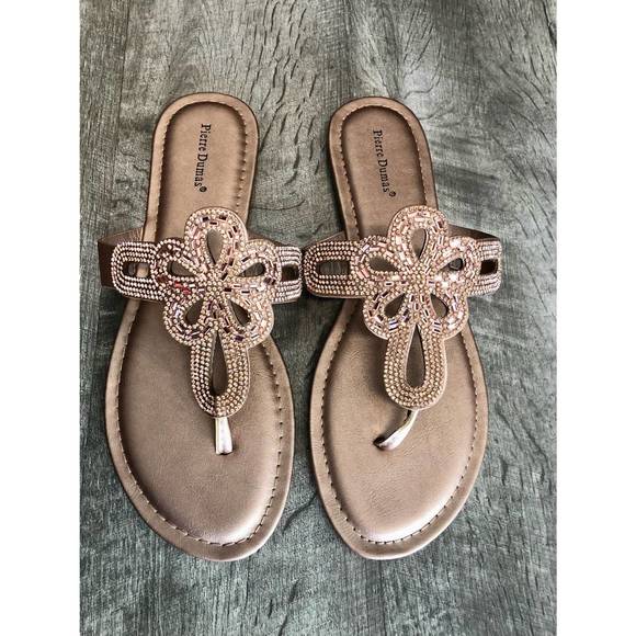 Pierre Dumas Expand-3 Gold Sandals main image 0